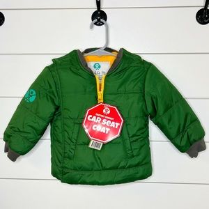 Toasty Car Seat Coat- 12 Months tag missing